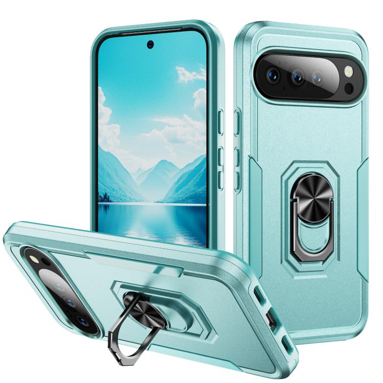 Pioneer Armor Heavy Duty PC + TPU Phone Case with Holder, For Google Pixel 11 Pro XL, For Google Pixel 11, For Google Pixel 11 Pro, For Google Pixel 10 Pro XL, For Google Pixel 10 Pro, For Google Pixel 10, For Google Pixel 9a