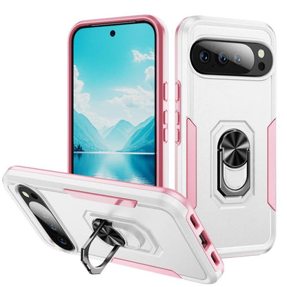 Pioneer Armor Heavy Duty PC + TPU Phone Case with Holder, For Google Pixel 11 Pro XL, For Google Pixel 11, For Google Pixel 11 Pro, For Google Pixel 10 Pro XL, For Google Pixel 10 Pro, For Google Pixel 10, For Google Pixel 9a