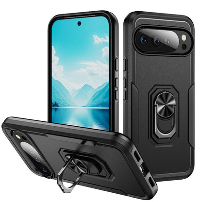 Pioneer Armor Heavy Duty PC + TPU Phone Case with Holder, For Google Pixel 11 Pro XL, For Google Pixel 11, For Google Pixel 11 Pro, For Google Pixel 10 Pro XL, For Google Pixel 10 Pro, For Google Pixel 10, For Google Pixel 9a