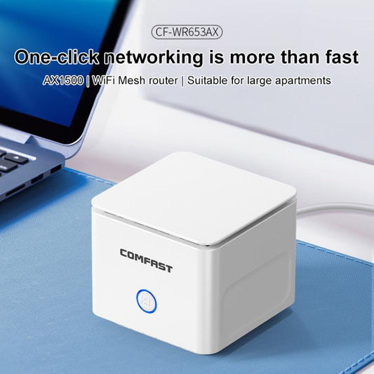 COMFAST CF-WR653AX 1500Mbps 2.4GHz / 5.8GHz Dual-Band Gigabit WiFi 6 Mesh Router