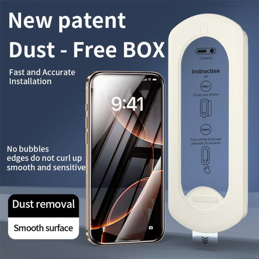 Easy Install Box Dust-Free HD Tempered Glass Film, For iPhone 16 Pro Max, For iPhone 16 Pro, For iPhone 15 Pro Max, For iPhone 15 Pro, For iPhone 15 Plus, For iPhone 15, For iPhone 13 Pro Max / 14 Plus, For iPhone 13 / 13 Pro / 14, For iPhone 14 Pro���...