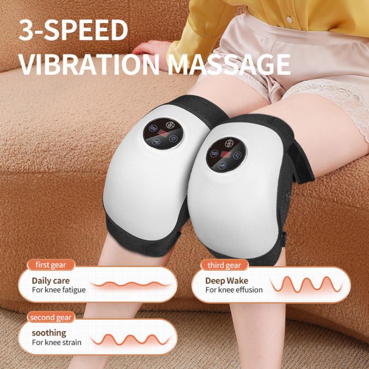 WG-JB-704 Home Rechargeable Heating Knee Massager Joint Knee Pad Massager, Single, Dual