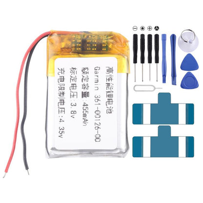 Battery Replacement, For Garmin venu 2S 361-00137-10 225mAh, For Garmin Approach S60 361-00097-00 300mAh, For Garmin Fenix 6X / 6X Pro 361-00126-00 455mAh, For Garmin Fenix 5X / 5X Plus 361-00098-00 500mAh, For Garmin Fenix 5S / 5S Plus 361-00096-00 28...