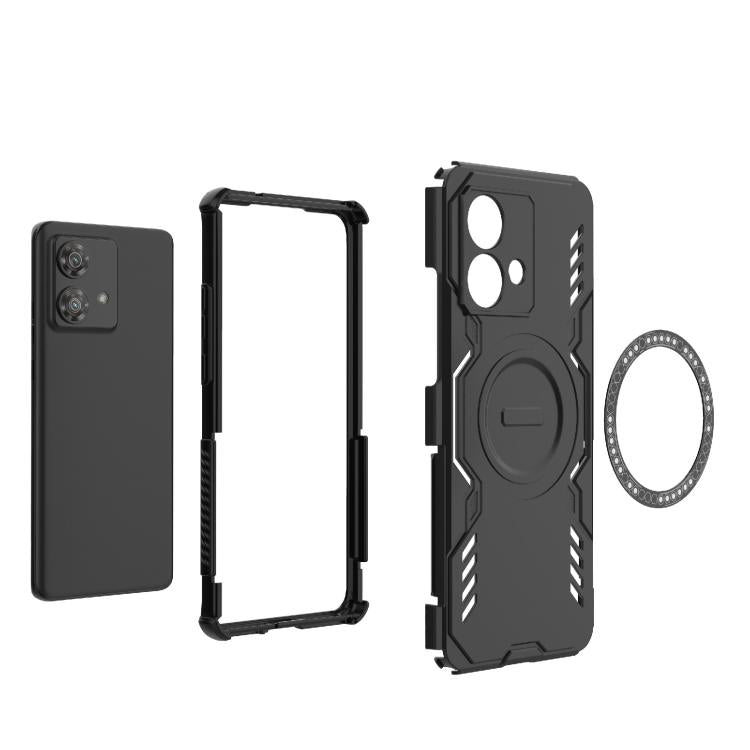 Butterfly Armor MagSafe Magnetic Ring Shockproof Phone Case, For Motorola Edge 40 Neo 5G
