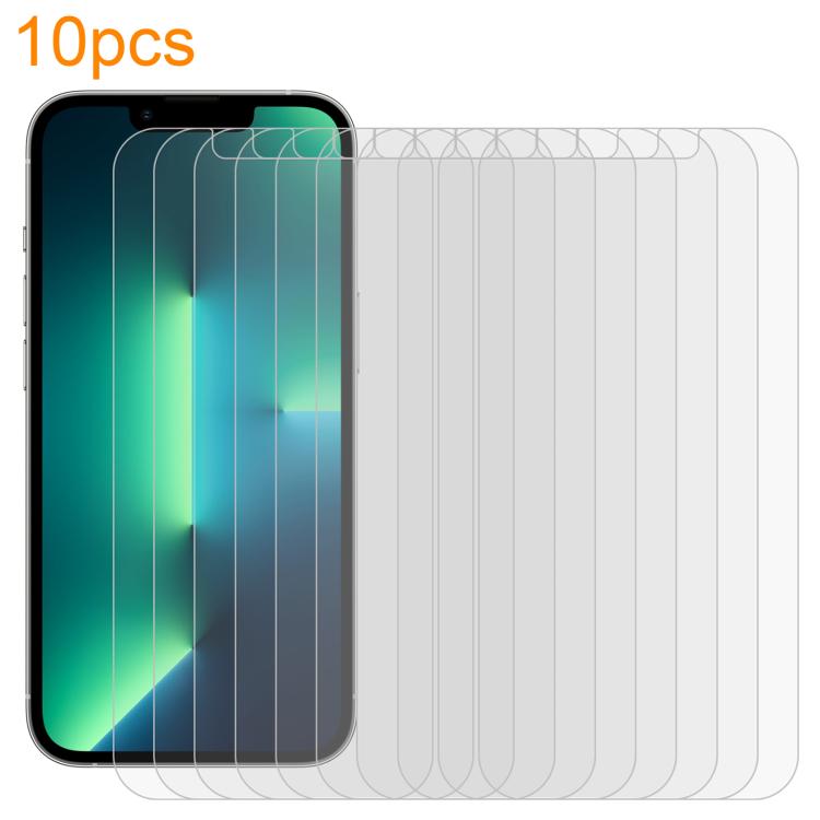 10pcs xDfind 0.26mm 9H 2.5D Middle Aluminum Tempered Glass Film, For iPhone 17e / 16e / 13 / 13 Pro, For iPhone 16 Pro Max, For iPhone 16 Pro, For iPhone 16 Plus, For iPhone 16, For iPhone 15 Plus / 15 Pro Max, For iPhone 15 / 15 Pro, For iPhone 14 Plu...