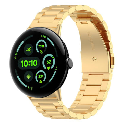 xDfind Three Beads Quick Release Metal Watch Band, For Google Pixel Watch 4 / 3 45mm, For Google Pixel Watch 4 / 3 / 2 / 1 41mm