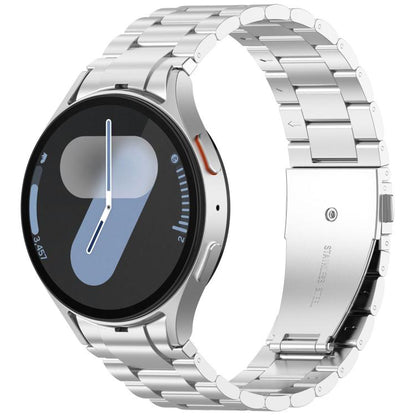 xDfind Three Beads Metal Watch Band, For Samsung Galaxy Watch Ultra 47mm, For Samsung Galaxy Watch 7 / FE / 6 / 5 / 4, For Samsung Galaxy Fit3