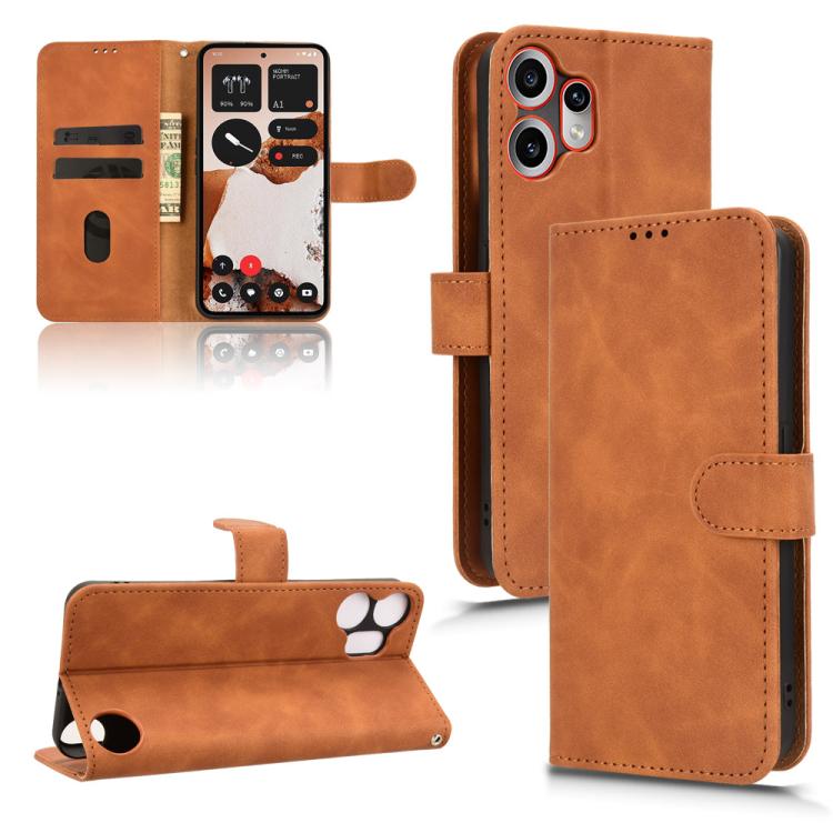 Skin Feel Magnetic Flip Leather Phone Case, For Nothing Phone 4a Pro, For Nothing Phone 4a, For Nothing Phone 3, For Nothing CMF Phone 2 Pro, For Nothing Phone 3a