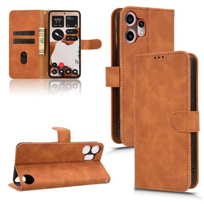 Skin Feel Magnetic Flip Leather Phone Case, For Nothing Phone 4a Pro, For Nothing Phone 4a, For Nothing Phone 3, For Nothing CMF Phone 2 Pro, For Nothing Phone 3a