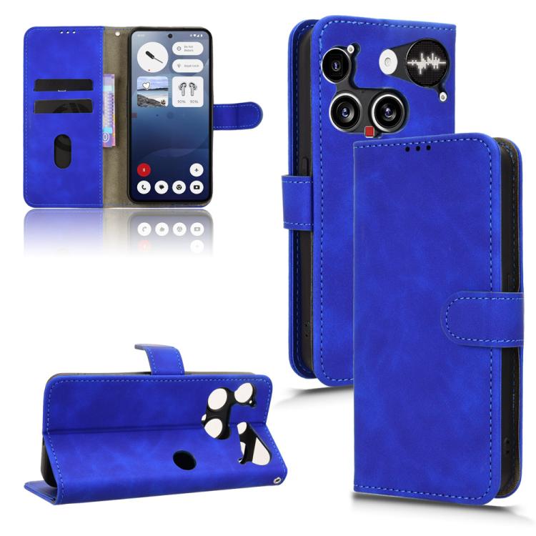 Skin Feel Magnetic Flip Leather Phone Case, For Nothing Phone 4a Pro, For Nothing Phone 4a, For Nothing Phone 3, For Nothing CMF Phone 2 Pro, For Nothing Phone 3a