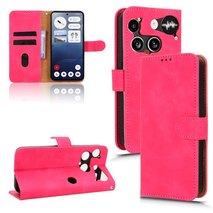 Skin Feel Magnetic Flip Leather Phone Case, For Nothing Phone 4a Pro, For Nothing Phone 4a, For Nothing Phone 3, For Nothing CMF Phone 2 Pro, For Nothing Phone 3a