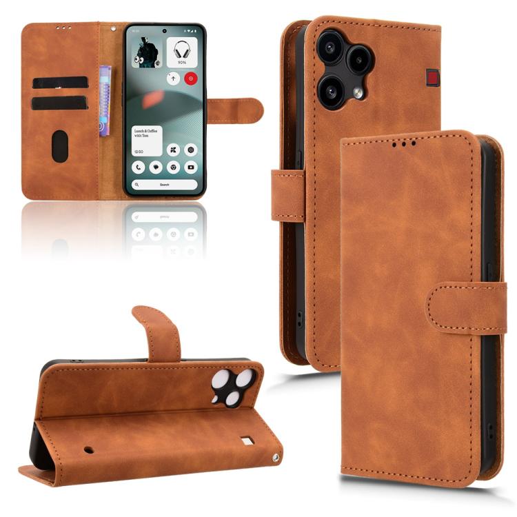 Skin Feel Magnetic Flip Leather Phone Case, For Nothing Phone 4a Pro, For Nothing Phone 4a, For Nothing Phone 3, For Nothing CMF Phone 2 Pro, For Nothing Phone 3a