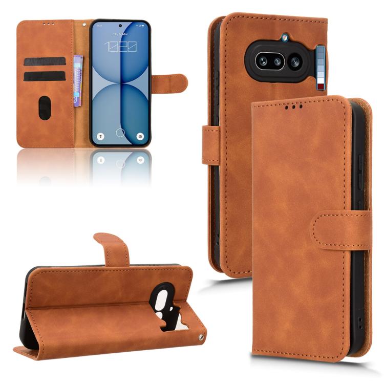 Skin Feel Magnetic Flip Leather Phone Case, For Nothing Phone 4a Pro, For Nothing Phone 4a, For Nothing Phone 3, For Nothing CMF Phone 2 Pro, For Nothing Phone 3a