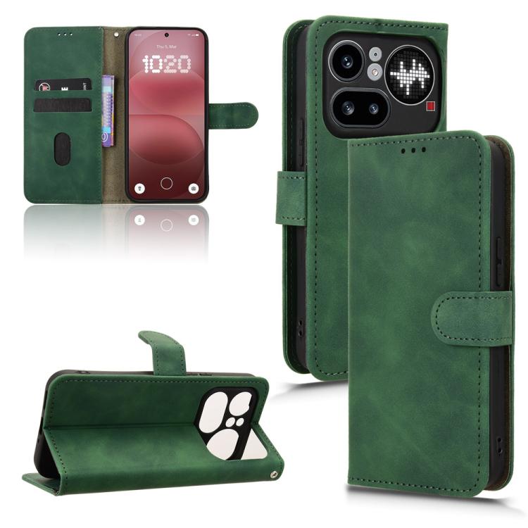 Skin Feel Magnetic Flip Leather Phone Case, For Nothing Phone 4a Pro, For Nothing Phone 4a, For Nothing Phone 3, For Nothing CMF Phone 2 Pro, For Nothing Phone 3a