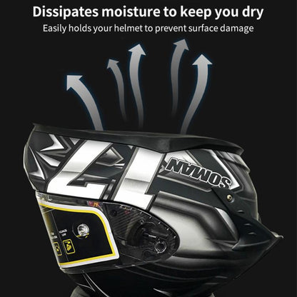 SOMAN Motorcycle Helmet Support Pad Anti-slip Protection Stand
