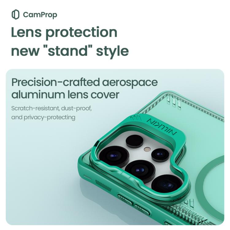 NILLKIN Ice Air Prop Series MagSafe Magnetic Frame Version Phone Case, For Samsung Galaxy S25 Ultra 5G