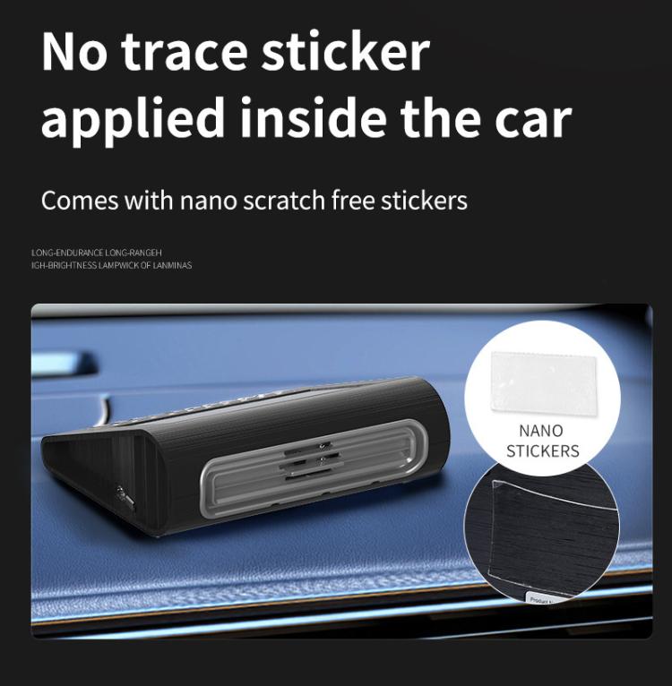 Solar Energy Car Air Purifier with Number Plate, Solar Energy Air Purifier