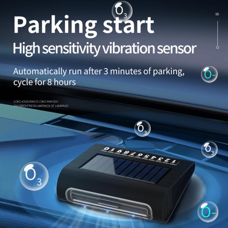 Solar Energy Car Air Purifier with Number Plate, Solar Energy Air Purifier