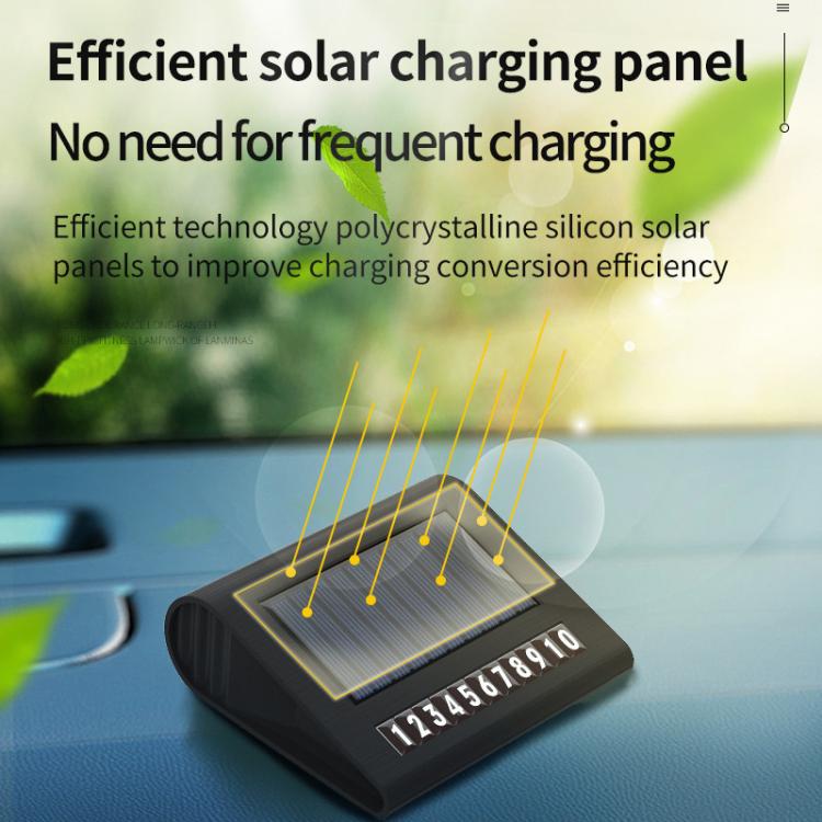 Solar Energy Car Air Purifier with Number Plate, Solar Energy Air Purifier