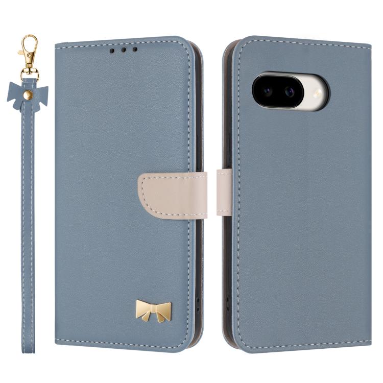 Metal Bow Leather Phone Case with Hand Strap, For Google Pixel 11 Pro XL, For Google Pixel 11 / 11 Pro, For Google Pixel 10a, For Google Pixel 10 Pro XL / 9 Pro XL, For Google Pixel 10 Pro / 9 Pro, For Google Pixel 9a, For Google Pixel 8a              ...
