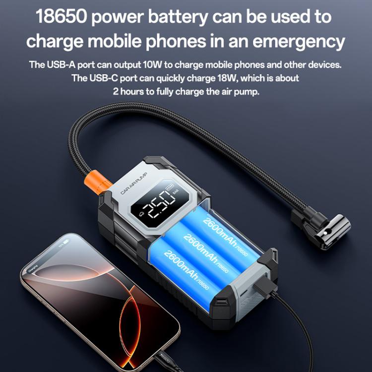 Yesido VC12 7800mAh Multi-function Car Air Pump Car Tires Cordless Tire Inflator, VC12