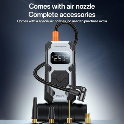 Yesido VC12 7800mAh Multi-function Car Air Pump Car Tires Cordless Tire Inflator, VC12