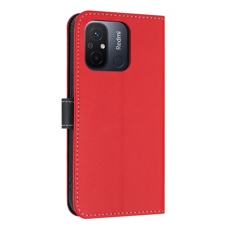 Metal Bow Leather Phone Case with Hand Strap, For Redmi 11A / 12C