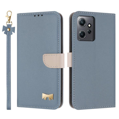 Metal Bow Leather Phone Case with Hand Strap, For Redmi Note 14 Pro 4G Global, For Redmi Note 14 4G 163.25mm, For Redmi 14C 4G / Poco C75, For Redmi Note 14 5G, For Redmi Note 13 4G Global, For Redmi K70 Pro / Poco F6 Pro 5G                            ...