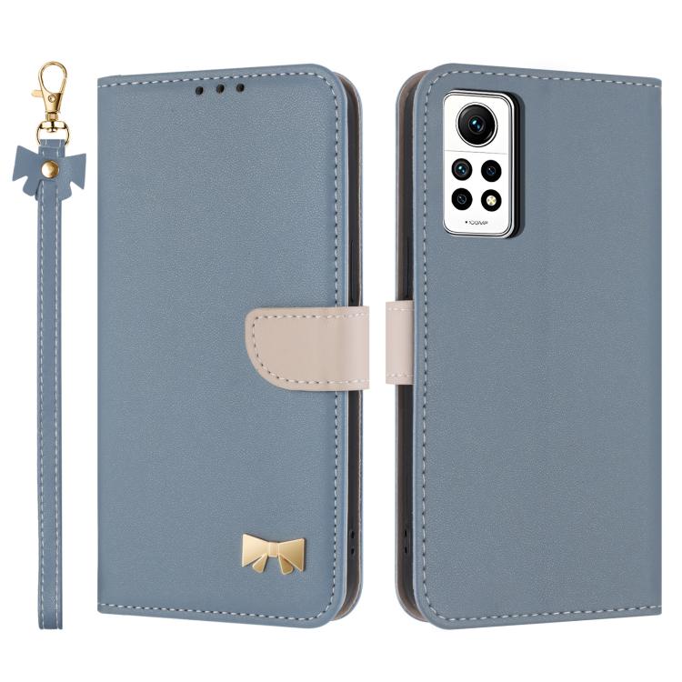 Metal Bow Leather Phone Case with Hand Strap, For Redmi Note 14 Pro 4G Global, For Redmi Note 14 4G 163.25mm, For Redmi 14C 4G / Poco C75, For Redmi Note 14 5G, For Redmi Note 13 4G Global, For Redmi K70 Pro / Poco F6 Pro 5G                            ...