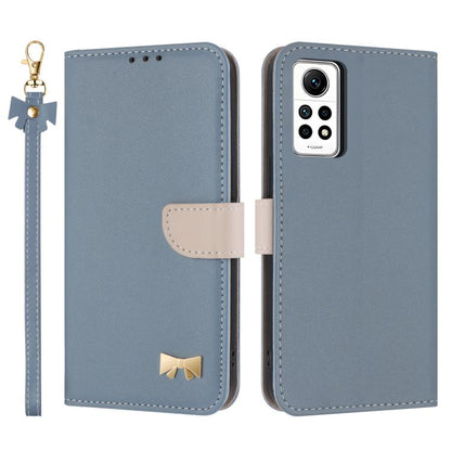 Metal Bow Leather Phone Case with Hand Strap, For Redmi Note 14 Pro 4G Global, For Redmi Note 14 4G 163.25mm, For Redmi 14C 4G / Poco C75, For Redmi Note 14 5G, For Redmi Note 13 4G Global, For Redmi K70 Pro / Poco F6 Pro 5G                            ...