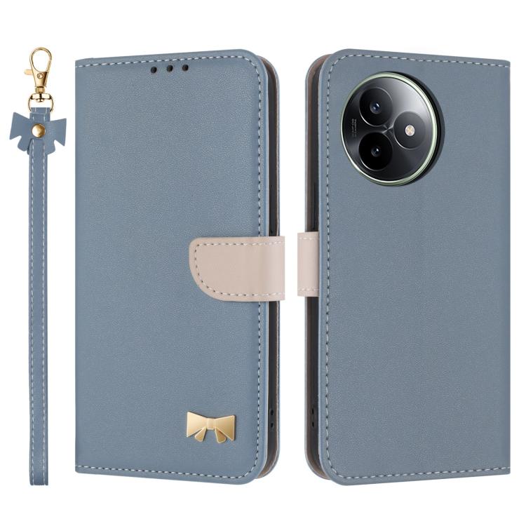 Metal Bow Leather Phone Case with Hand Strap, For Redmi 15a 5G Global, For Redmi Turbo 5 Max 5G / Poco X8 Pro Max 5G, For Redmi Turbo 5 5G / Poco X8 Pro 5G, For Redmi K90 Pro Max / Poco F8 Ultra, For Redmi Note 15 Pro 4G Global 163.2mm                 ...