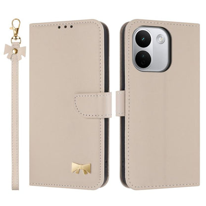 Metal Bow Leather Phone Case with Hand Strap, For Redmi Note 17 4G / 5G Global 171mm, For Redmi Note 17 Pro+ 5G Global 163mm, For Redmi 15a 5G Global, For Redmi Turbo 5 Max 5G / Poco X8 Pro Max 5G, For Redmi Turbo 5 5G / Poco X8 Pro 5G                 ...