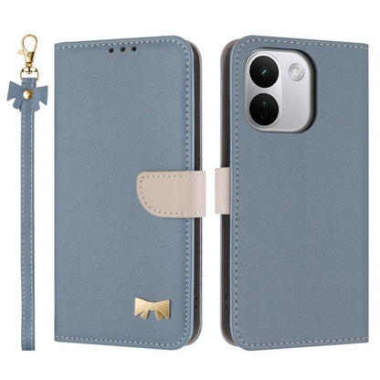 Metal Bow Leather Phone Case with Hand Strap, For Redmi Note 17 4G / 5G Global 171mm, For Redmi Note 17 Pro+ 5G Global 163mm, For Redmi 15a 5G Global, For Redmi Turbo 5 Max 5G / Poco X8 Pro Max 5G, For Redmi Turbo 5 5G / Poco X8 Pro 5G                 ...