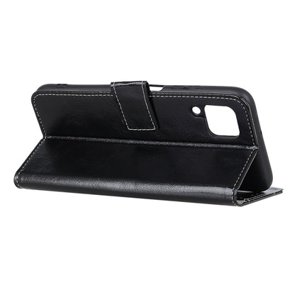 Retro Crazy Horse Texture Horizontal Flip Leather Case with Holder & Card Slots & Photo Frame & Wallet, For OPPO Realme X7 Pro, For Samsung Galaxy A42 5G