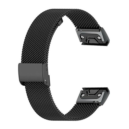 xDfind Milanese Metal Buckle Watch Band, For Garmin Fenix 8/7X/6X/5X 26mm, For Garmin Fenix 8/7/6/5 22mm, For Garmin Fenix 8/7S/6S/5S 20mm, For Garmin Forerunner 45/45S/Swim2 18mm, For Garmin Forerunner 220/735/735XT/230/235 20mm                       ...