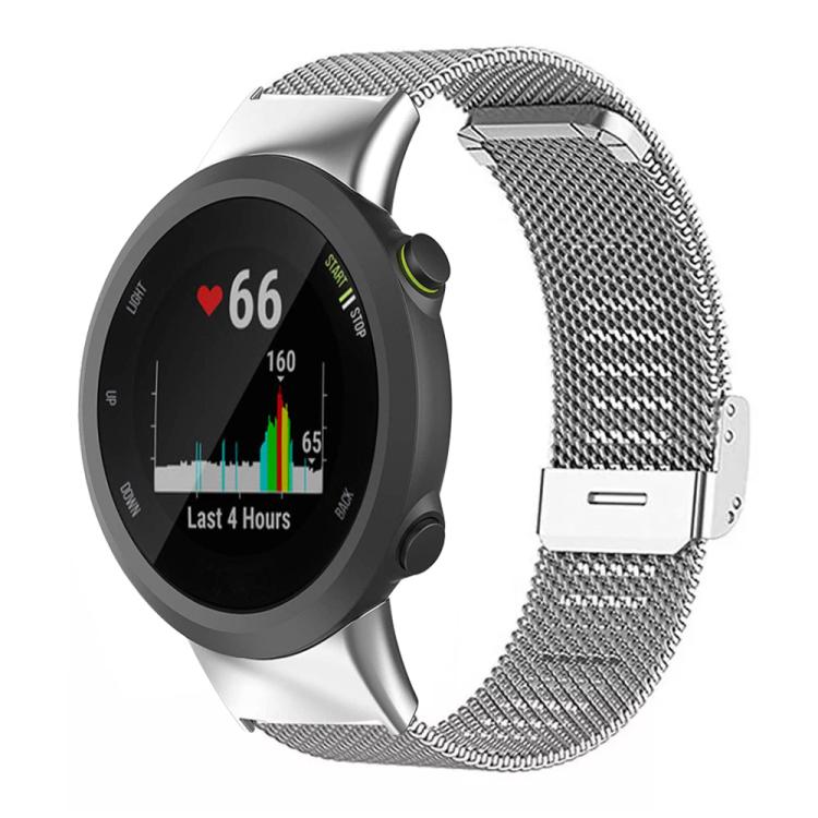 xDfind Milanese Metal Buckle Watch Band, For Garmin Fenix 8/7X/6X/5X 26mm, For Garmin Fenix 8/7/6/5 22mm, For Garmin Fenix 8/7S/6S/5S 20mm, For Garmin Forerunner 45/45S/Swim2 18mm, For Garmin Forerunner 220/735/735XT/230/235 20mm                       ...