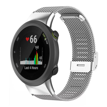 xDfind Milanese Metal Buckle Watch Band, For Garmin Fenix 8/7X/6X/5X 26mm, For Garmin Fenix 8/7/6/5 22mm, For Garmin Fenix 8/7S/6S/5S 20mm, For Garmin Forerunner 45/45S/Swim2 18mm, For Garmin Forerunner 220/735/735XT/230/235 20mm                       ...
