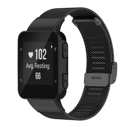 xDfind Milanese Metal Buckle Watch Band, For Garmin Fenix 8/7X/6X/5X 26mm, For Garmin Fenix 8/7/6/5 22mm, For Garmin Fenix 8/7S/6S/5S 20mm, For Garmin Forerunner 45/45S/Swim2 18mm, For Garmin Forerunner 220/735/735XT/230/235 20mm                       ...