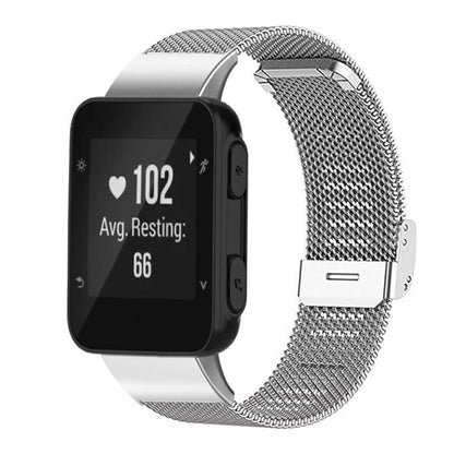 xDfind Milanese Metal Buckle Watch Band, For Garmin Fenix 8/7X/6X/5X 26mm, For Garmin Fenix 8/7/6/5 22mm, For Garmin Fenix 8/7S/6S/5S 20mm, For Garmin Forerunner 45/45S/Swim2 18mm, For Garmin Forerunner 220/735/735XT/230/235 20mm                       ...
