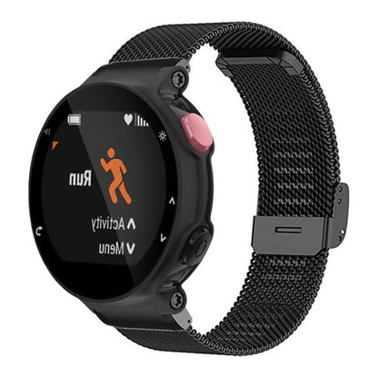 xDfind Milanese Metal Buckle Watch Band, For Garmin Fenix 8/7X/6X/5X 26mm, For Garmin Fenix 8/7/6/5 22mm, For Garmin Fenix 8/7S/6S/5S 20mm, For Garmin Forerunner 45/45S/Swim2 18mm, For Garmin Forerunner 220/735/735XT/230/235 20mm                       ...