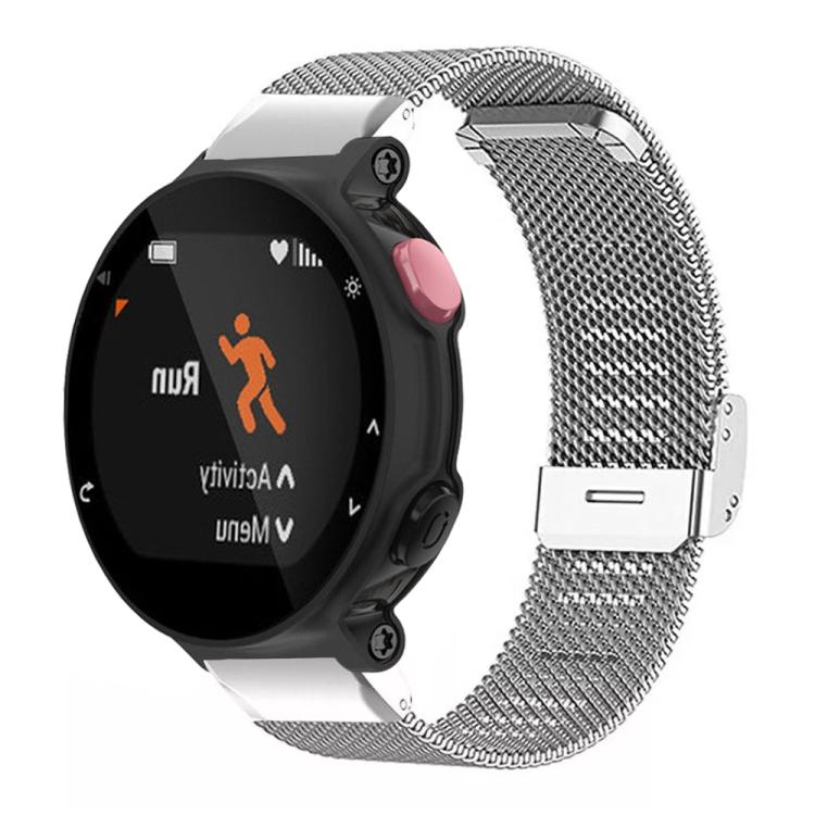 xDfind Milanese Metal Buckle Watch Band, For Garmin Fenix 8/7X/6X/5X 26mm, For Garmin Fenix 8/7/6/5 22mm, For Garmin Fenix 8/7S/6S/5S 20mm, For Garmin Forerunner 45/45S/Swim2 18mm, For Garmin Forerunner 220/735/735XT/230/235 20mm                       ...