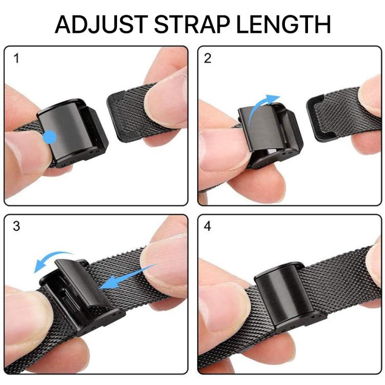 xDfind Milanese Metal Buckle Watch Band, For Garmin Fenix 8/7X/6X/5X 26mm, For Garmin Fenix 8/7/6/5 22mm, For Garmin Fenix 8/7S/6S/5S 20mm, For Garmin Forerunner 45/45S/Swim2 18mm, For Garmin Forerunner 220/735/735XT/230/235 20mm                       ...