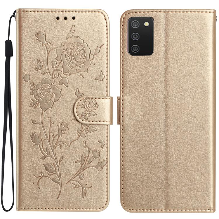 Rose Flower Embossing Pattern Leather Phone Case, For Samsung Galaxy A22, For Samsung Galaxy A22 5G, For Samsung Galaxy A32, For Samsung Galaxy A72, For Samsung Galaxy A52, For Samsung Galaxy A32 5G, For Samsung Galaxy A02S 164mm US��������������������...