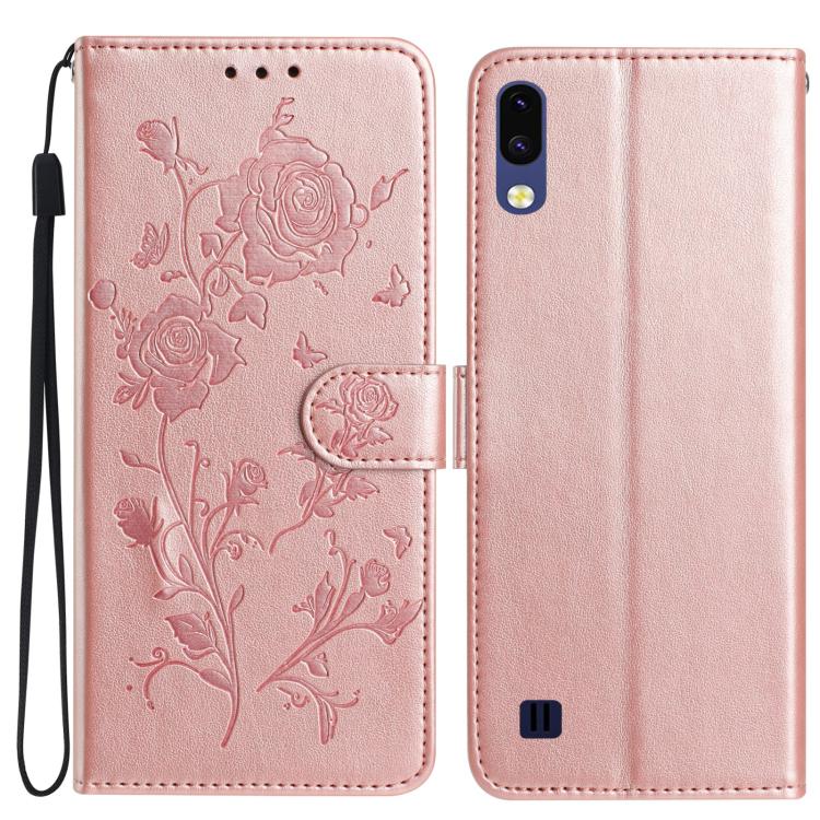 Rose Flower Embossing Pattern Leather Phone Case, For Samsung Galaxy A42 5G, For Samsung Galaxy A21S, For Samsung Galaxy A51, For Samsung Galaxy A20e, For Samsung Galaxy A40, For Samsung Galaxy A10 / M10, For Samsung Galaxy A20 / A30�������������������...