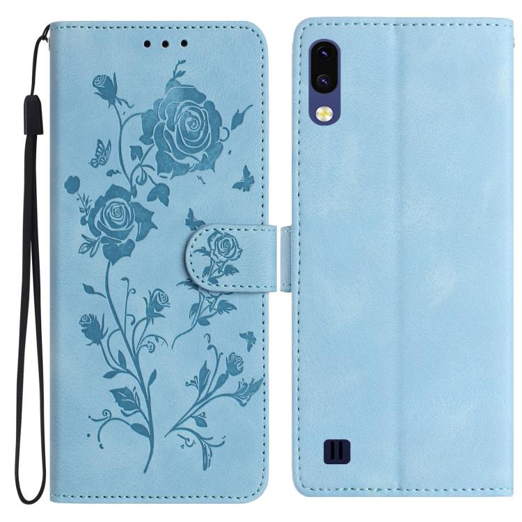 Rose Flower Embossing Pattern Leather Phone Case, For Samsung Galaxy A42 5G, For Samsung Galaxy A21S, For Samsung Galaxy A51, For Samsung Galaxy A20e, For Samsung Galaxy A40, For Samsung Galaxy A10 / M10, For Samsung Galaxy A20 / A30�������������������...