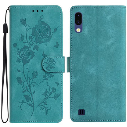 Rose Flower Embossing Pattern Leather Phone Case, For Samsung Galaxy A42 5G, For Samsung Galaxy A21S, For Samsung Galaxy A51, For Samsung Galaxy A20e, For Samsung Galaxy A40, For Samsung Galaxy A10 / M10, For Samsung Galaxy A20 / A30�������������������...