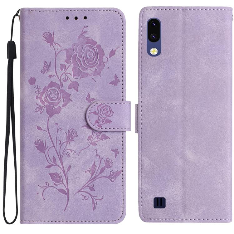 Rose Flower Embossing Pattern Leather Phone Case, For Samsung Galaxy A42 5G, For Samsung Galaxy A21S, For Samsung Galaxy A51, For Samsung Galaxy A20e, For Samsung Galaxy A40, For Samsung Galaxy A10 / M10, For Samsung Galaxy A20 / A30�������������������...
