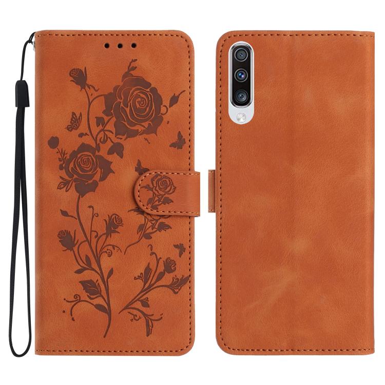 Rose Flower Embossing Pattern Leather Phone Case, For Samsung Galaxy A42 5G, For Samsung Galaxy A21S, For Samsung Galaxy A51, For Samsung Galaxy A20e, For Samsung Galaxy A40, For Samsung Galaxy A10 / M10, For Samsung Galaxy A20 / A30�������������������...