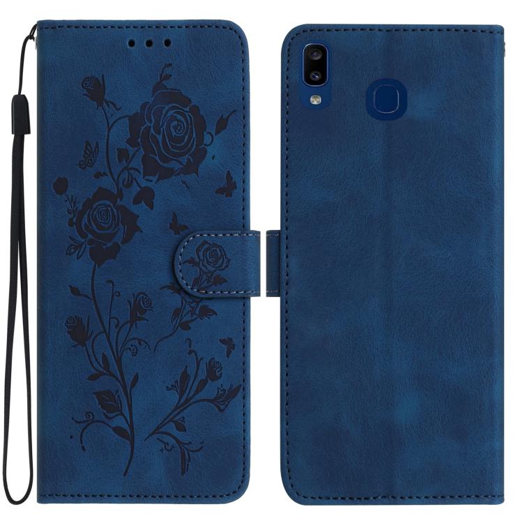 Rose Flower Embossing Pattern Leather Phone Case, For Samsung Galaxy A42 5G, For Samsung Galaxy A21S, For Samsung Galaxy A51, For Samsung Galaxy A20e, For Samsung Galaxy A40, For Samsung Galaxy A10 / M10, For Samsung Galaxy A20 / A30�������������������...