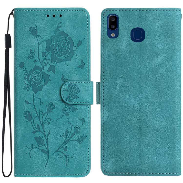 Rose Flower Embossing Pattern Leather Phone Case, For Samsung Galaxy A42 5G, For Samsung Galaxy A21S, For Samsung Galaxy A51, For Samsung Galaxy A20e, For Samsung Galaxy A40, For Samsung Galaxy A10 / M10, For Samsung Galaxy A20 / A30�������������������...